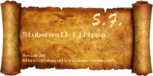 Stubenvoll Filippa névjegykártya